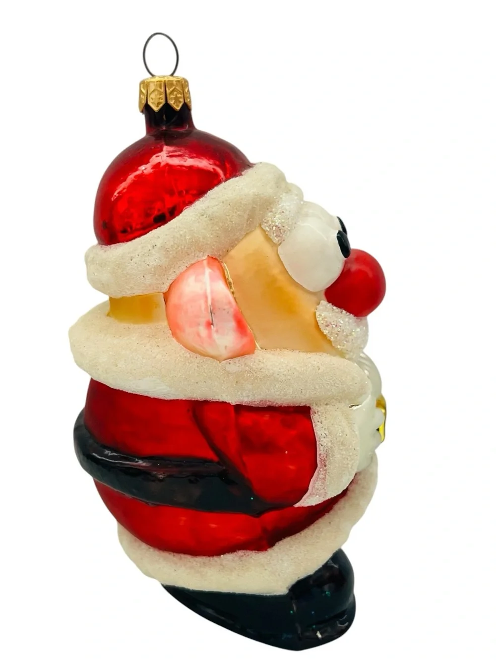 Vintage Christopher Radko Christmas Mr Potato Head Santa Ornament